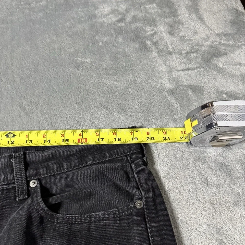 Levis 505‎ Jeans Mens 40x32 (38x29.5) Black Stretch Straight Leg Denim Classic